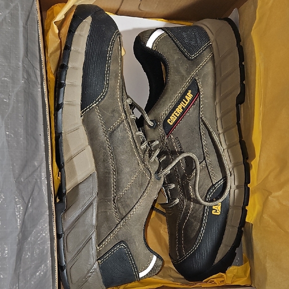 Caterpillar Men\'s Streamline Leather Shoes - Dark Gray main image 4